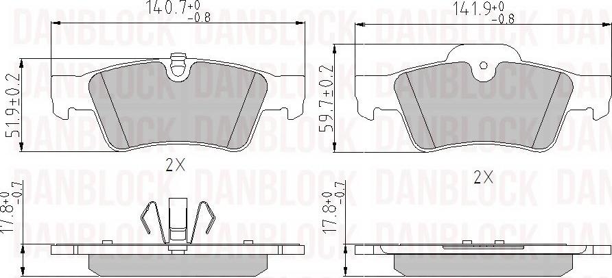 DAN-BLOCK DB 510583 - Jarrupala, levyjarru inparts.fi