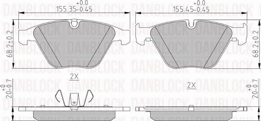 DAN-BLOCK DB 510587 - Jarrupala, levyjarru inparts.fi