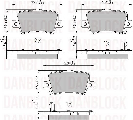 DAN-BLOCK DB 510535 - Jarrupala, levyjarru inparts.fi