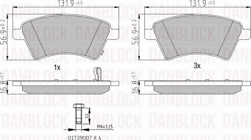 DAN-BLOCK DB 510533 - Jarrupala, levyjarru inparts.fi