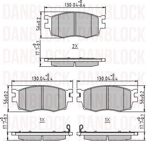 DAN-BLOCK DB 510537 - Jarrupala, levyjarru inparts.fi