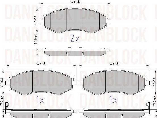 DAN-BLOCK DB 510523 - Jarrupala, levyjarru inparts.fi