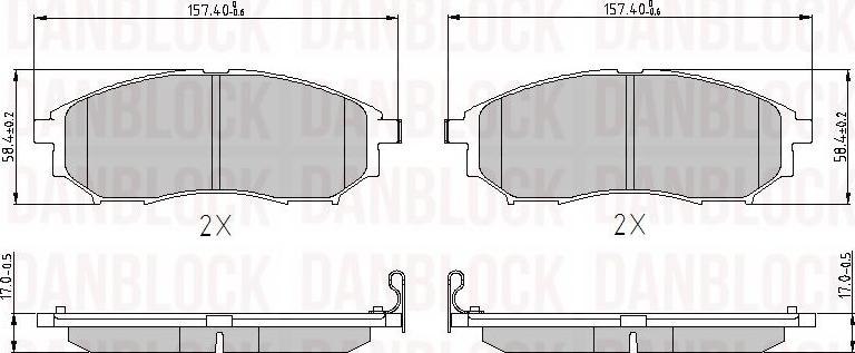 DAN-BLOCK DB 510522 - Jarrupala, levyjarru inparts.fi