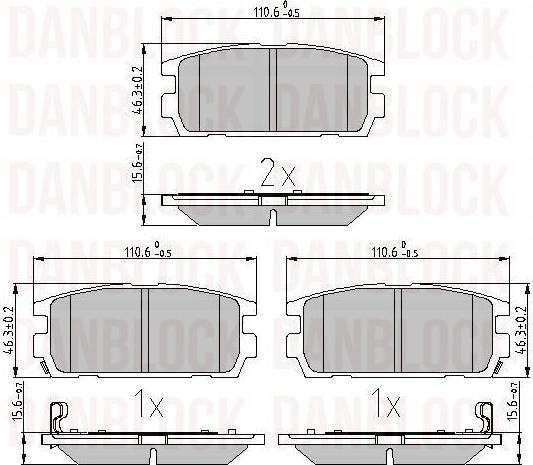 DAN-BLOCK DB 510571 - Jarrupala, levyjarru inparts.fi