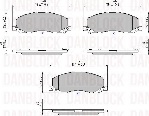 DAN-BLOCK DB 510659 - Jarrupala, levyjarru inparts.fi