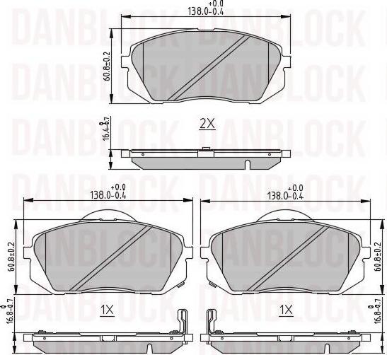 DAN-BLOCK DB 510664 - Jarrupala, levyjarru inparts.fi