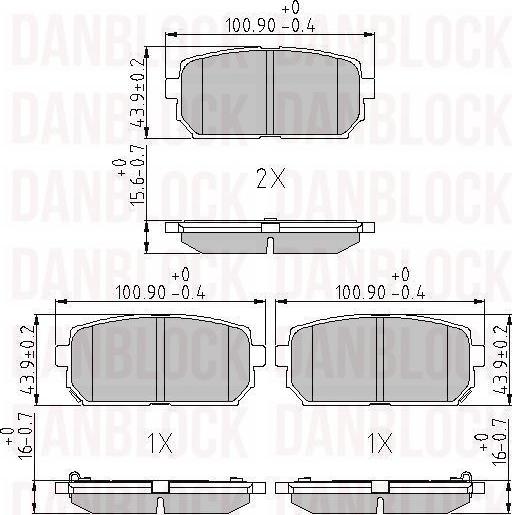 DAN-BLOCK DB 510665 - Jarrupala, levyjarru inparts.fi