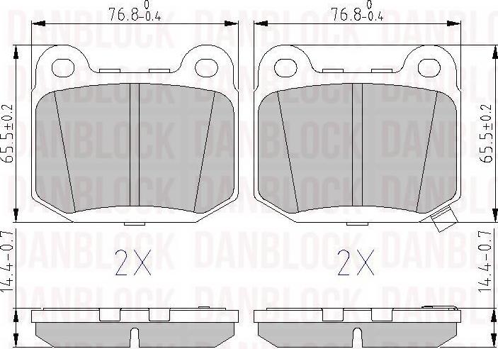 DAN-BLOCK DB 510666 - Jarrupala, levyjarru inparts.fi