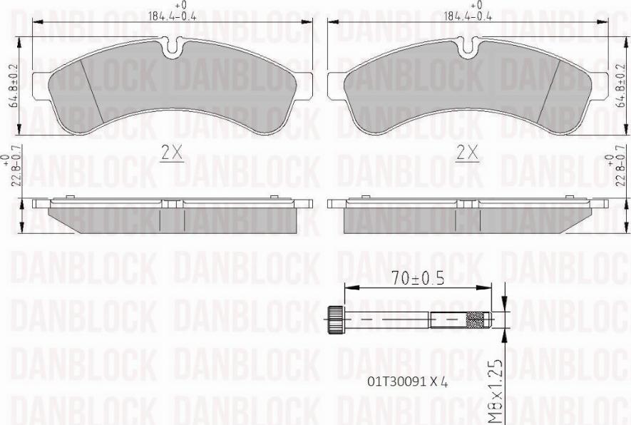 DAN-BLOCK DB 510662 - Jarrupala, levyjarru inparts.fi