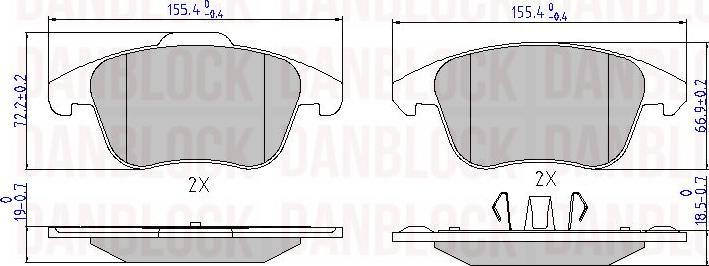 DAN-BLOCK DB 510609 - Jarrupala, levyjarru inparts.fi