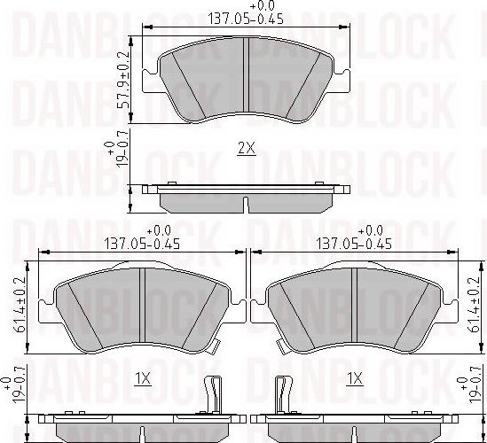 DAN-BLOCK DB 510606 - Jarrupala, levyjarru inparts.fi