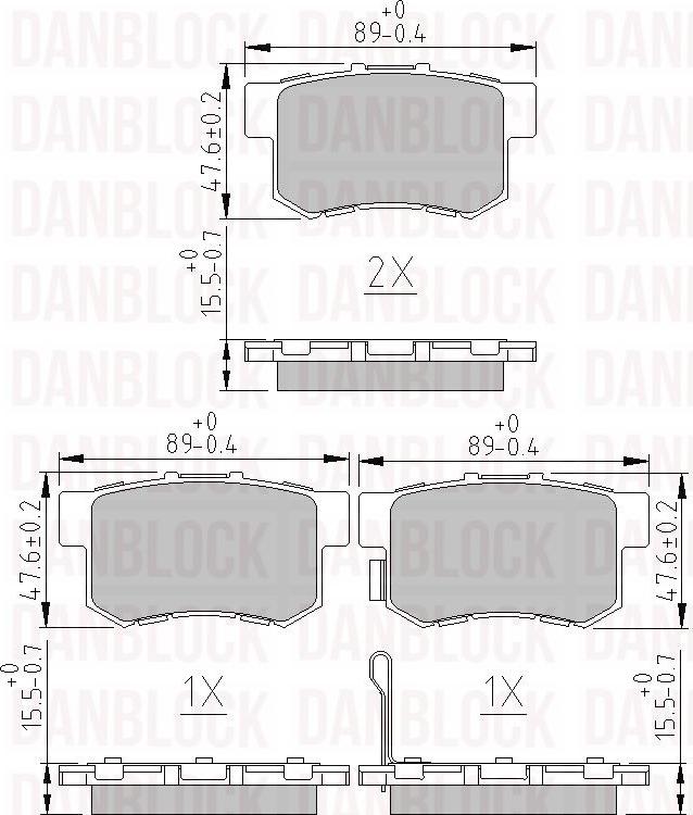 DAN-BLOCK DB 510601 - Jarrupala, levyjarru inparts.fi