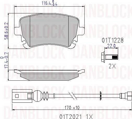 DAN-BLOCK DB 510619 - Jarrupala, levyjarru inparts.fi