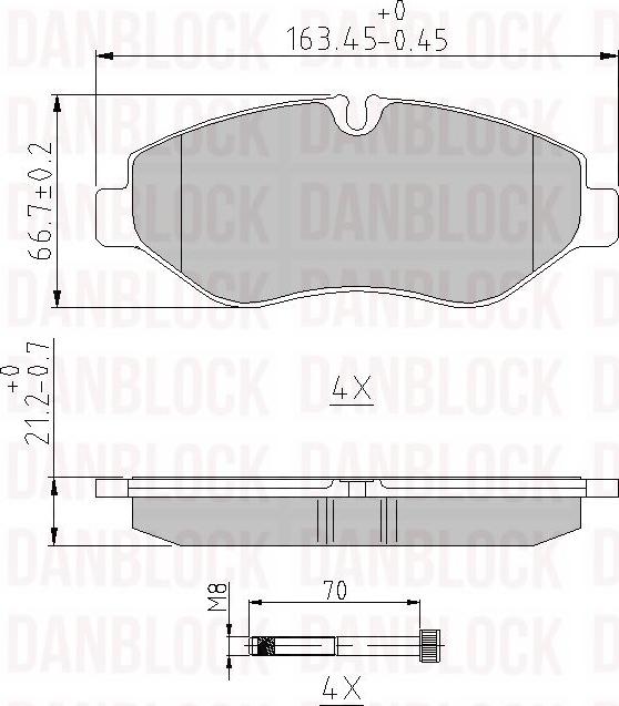 DAN-BLOCK DB 510610 - Jarrupala, levyjarru inparts.fi