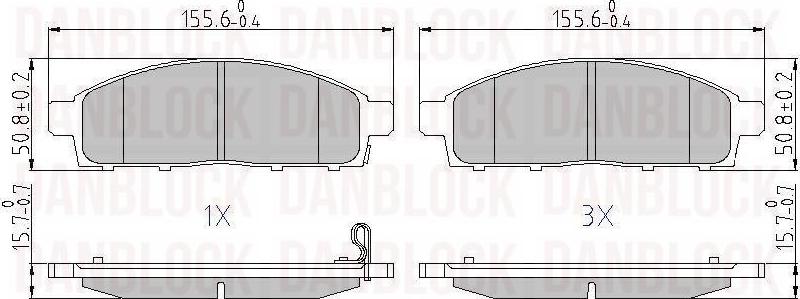 DAN-BLOCK DB 510686 - Jarrupala, levyjarru inparts.fi