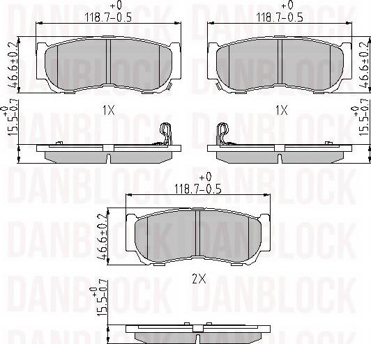 DAN-BLOCK DB 510687 - Jarrupala, levyjarru inparts.fi