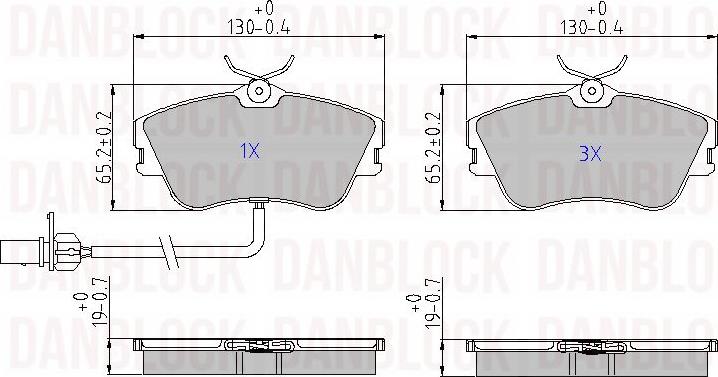 DAN-BLOCK DB 510634 - Jarrupala, levyjarru inparts.fi