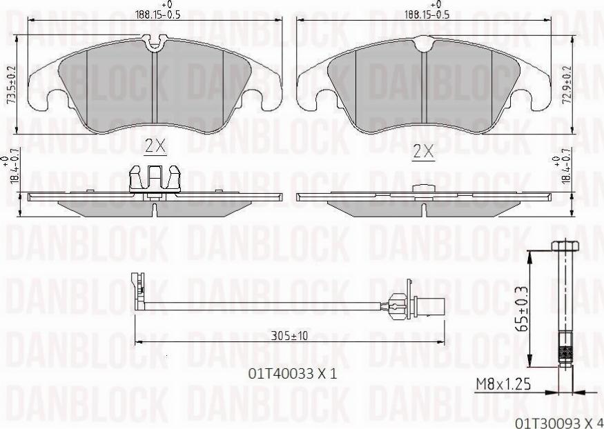 DAN-BLOCK DB 510633 - Jarrupala, levyjarru inparts.fi