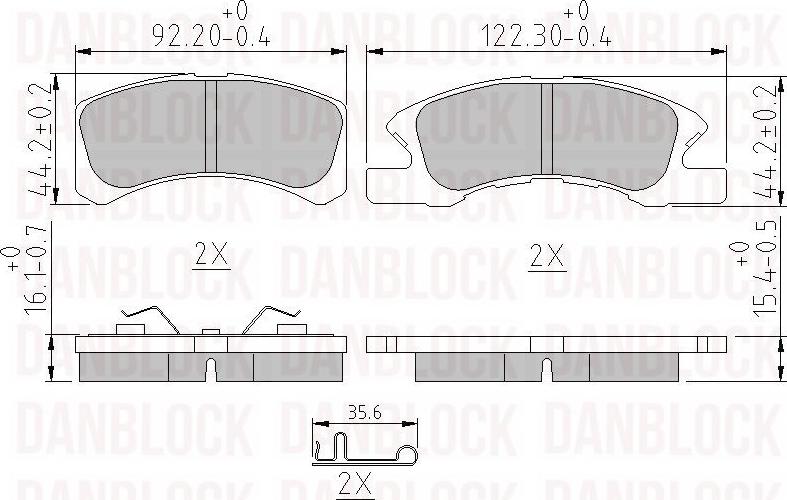 DAN-BLOCK DB 510628 - Jarrupala, levyjarru inparts.fi