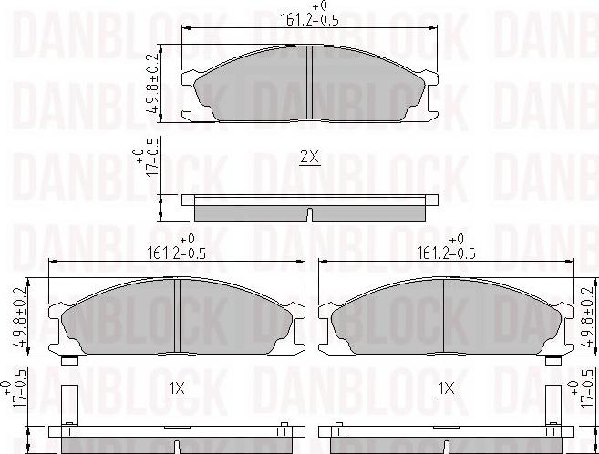 DAN-BLOCK DB 510096 - Jarrupala, levyjarru inparts.fi