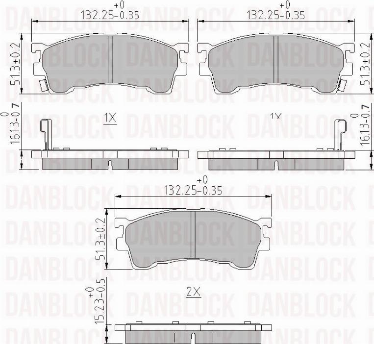 DAN-BLOCK DB 510093 - Jarrupala, levyjarru inparts.fi