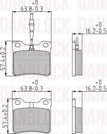 DAN-BLOCK DB 510081 - Jarrupala, levyjarru inparts.fi