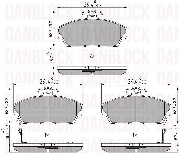 DAN-BLOCK DB 510083 - Jarrupala, levyjarru inparts.fi