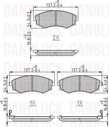 DAN-BLOCK DB 510072 - Jarrupala, levyjarru inparts.fi