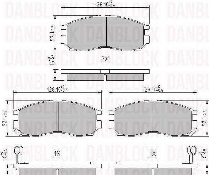 DAN-BLOCK DB 510141 - Jarrupala, levyjarru inparts.fi