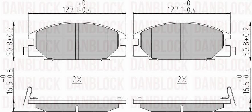 DAN-BLOCK DB 510153 - Jarrupala, levyjarru inparts.fi