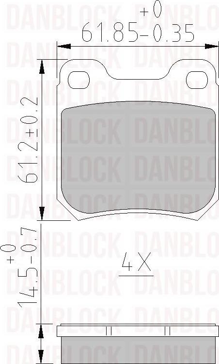 DAN-BLOCK DB 510114 - Jarrupala, levyjarru inparts.fi