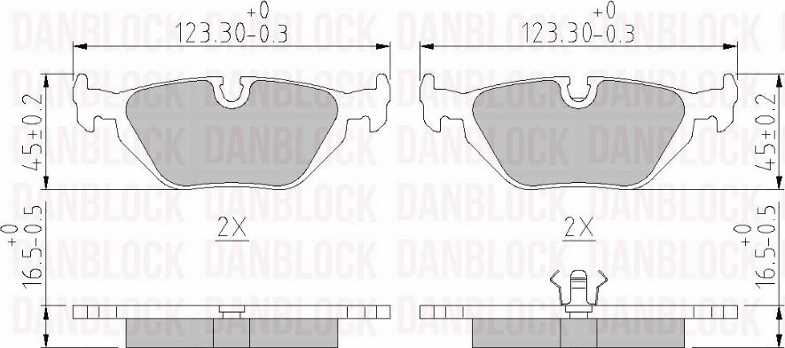 DAN-BLOCK DB 510117 - Jarrupala, levyjarru inparts.fi