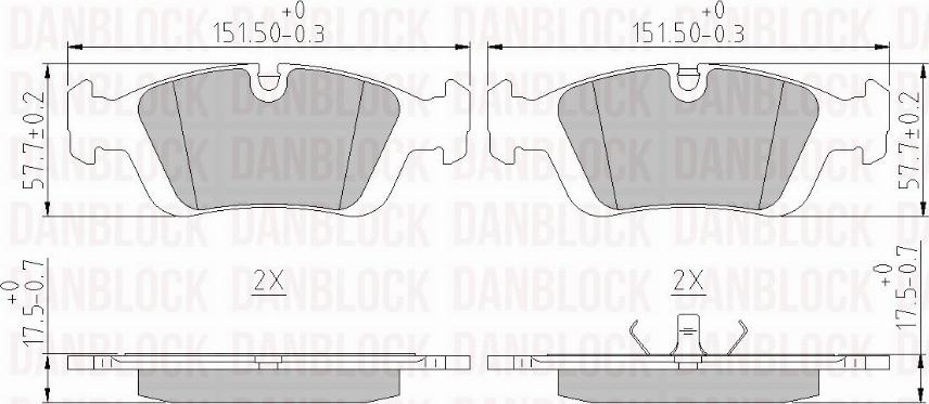 DAN-BLOCK DB 510121 - Jarrupala, levyjarru inparts.fi