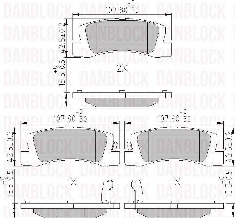 DAN-BLOCK DB 510176 - Jarrupala, levyjarru inparts.fi