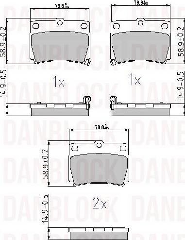 DAN-BLOCK DB 510899 - Jarrupala, levyjarru inparts.fi