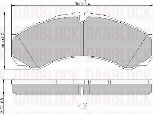 DAN-BLOCK DB 510897 - Jarrupala, levyjarru inparts.fi