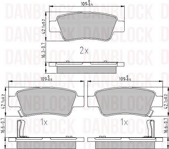 DAN-BLOCK DB 510855 - Jarrupala, levyjarru inparts.fi