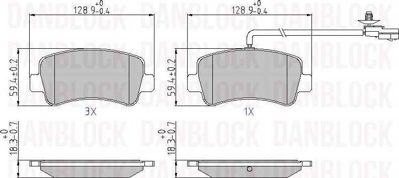 DAN-BLOCK DB 510866 - Jarrupala, levyjarru inparts.fi