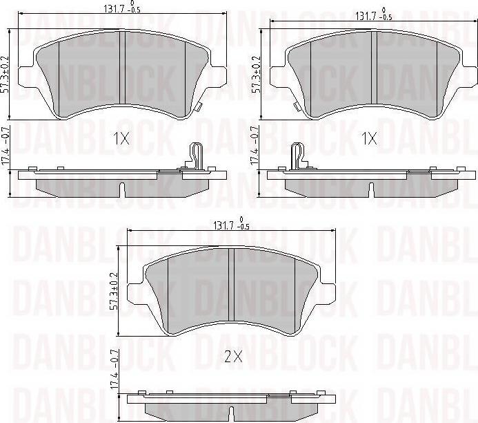 DAN-BLOCK DB 510815 - Jarrupala, levyjarru inparts.fi