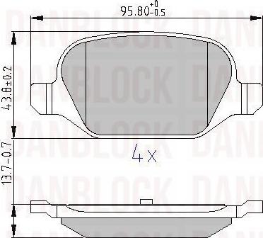 DAN-BLOCK DB 510832 - Jarrupala, levyjarru inparts.fi