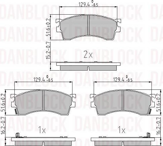 DAN-BLOCK DB 510825 - Jarrupala, levyjarru inparts.fi