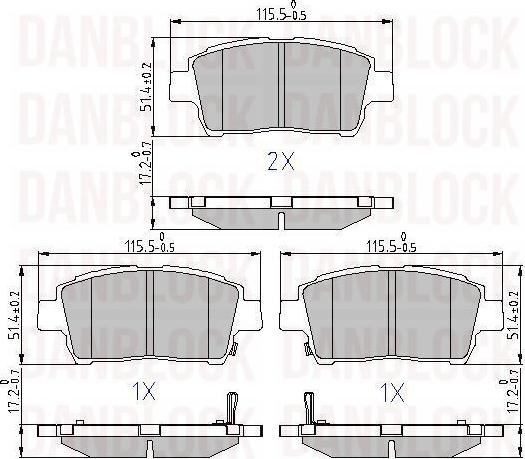 DAN-BLOCK DB 510879 - Jarrupala, levyjarru inparts.fi