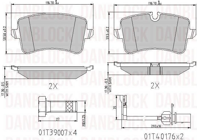 DAN-BLOCK DB 510875 - Jarrupala, levyjarru inparts.fi