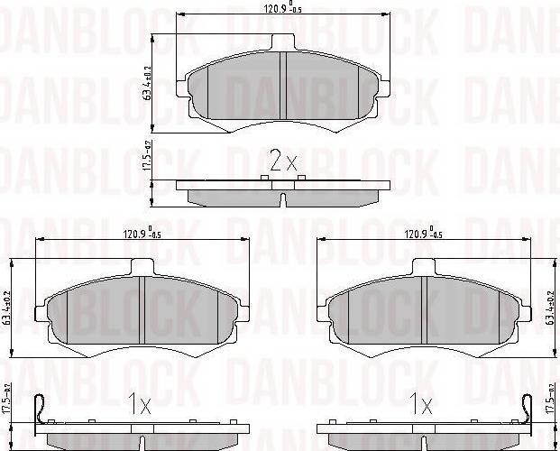 DAN-BLOCK DB 510871 - Jarrupala, levyjarru inparts.fi