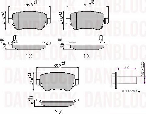 DAN-BLOCK DB 510399 - Jarrupala, levyjarru inparts.fi