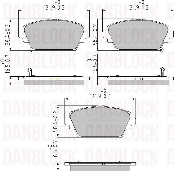 DAN-BLOCK DB 510394 - Jarrupala, levyjarru inparts.fi