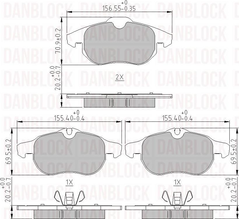 DAN-BLOCK DB 510393 - Jarrupala, levyjarru inparts.fi