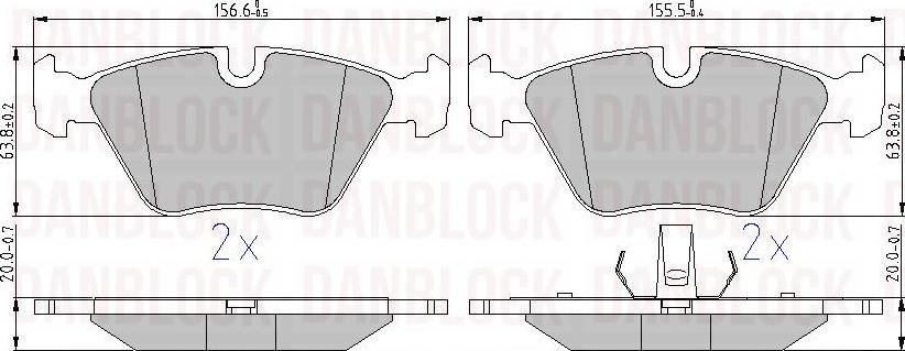 DAN-BLOCK DB 510392 - Jarrupala, levyjarru inparts.fi