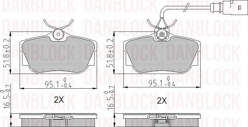 DAN-BLOCK DB 510397 - Jarrupala, levyjarru inparts.fi