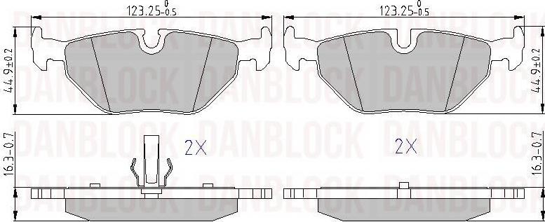 DAN-BLOCK DB 510349 - Jarrupala, levyjarru inparts.fi